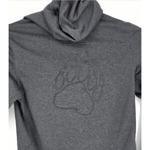 Duluth Trading Alaskan Hardgear Hoodie Men Medium Fleece Full Zip Jacket Gray